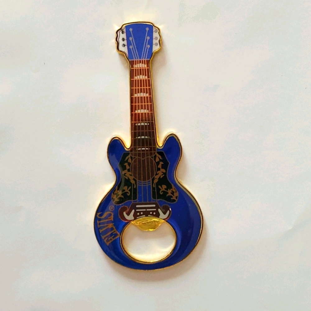 Elvis Presley Blue Bottle Opener